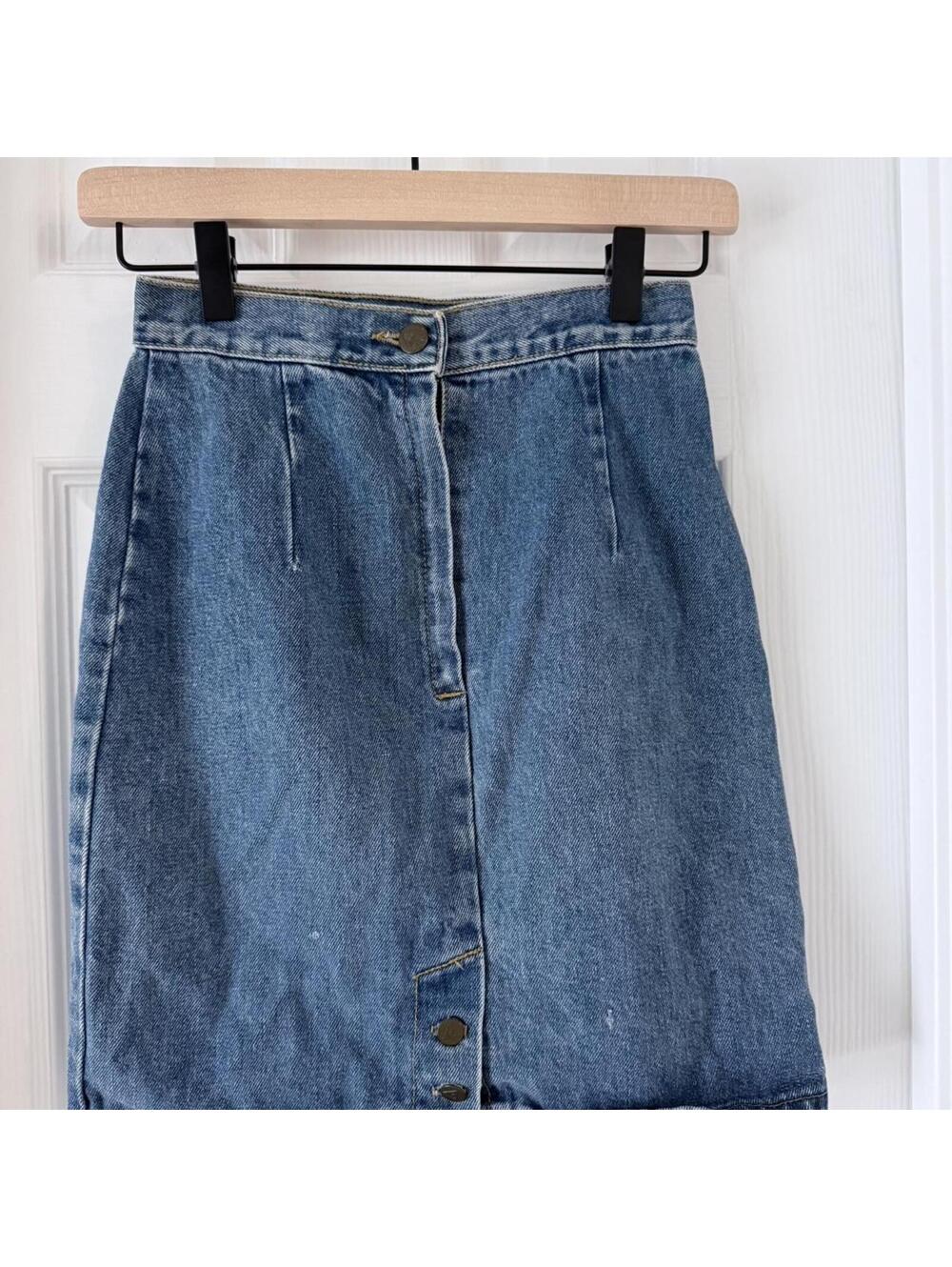 Vintage Guess by Georges Marciano Denim Mini Skirt | 1980s–1993‎